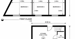 5 bed terraced house for sale